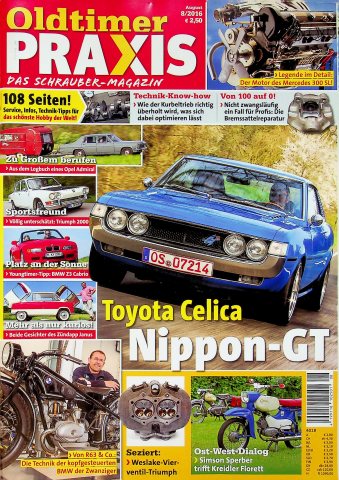 Deckblatt Oldtimer Praxis (08/2016)